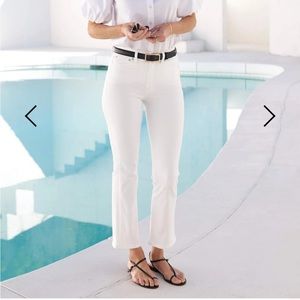 AYR The Pop white denim